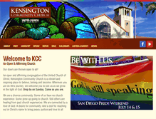 Tablet Screenshot of kensingtonucc.com